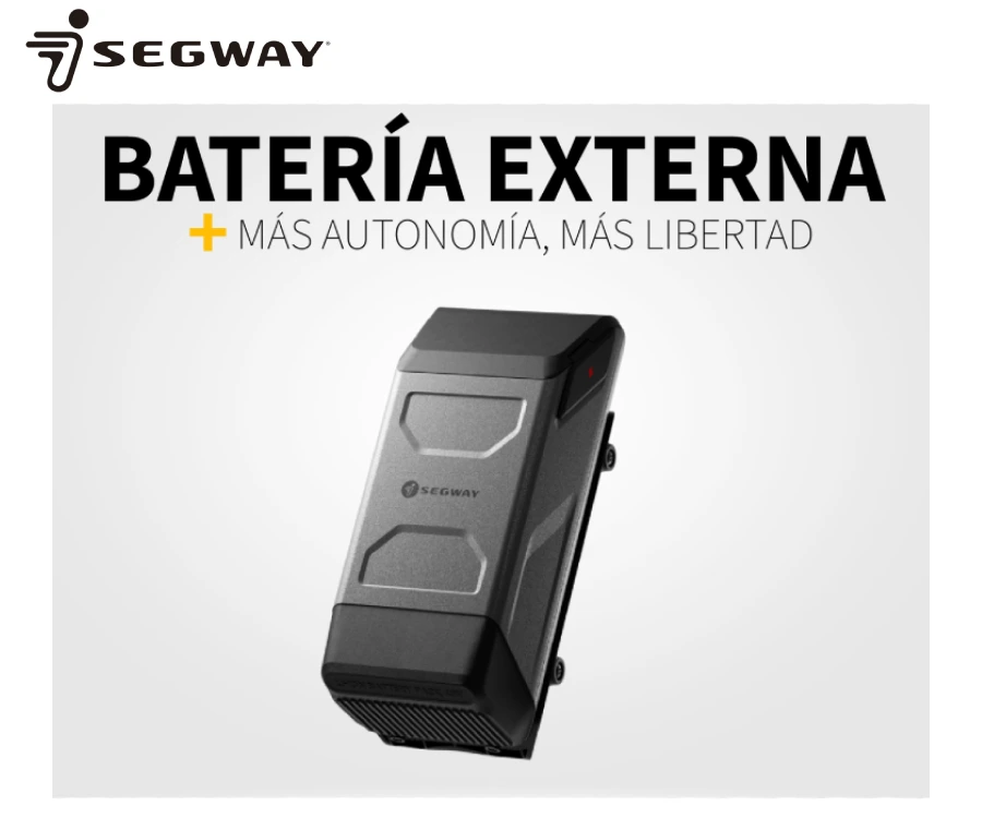 Batería Externa Segway para Max G3, F3, F3 Pro y GT3